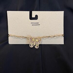 Urban Outfitters Gold Butterfly Chain necklace